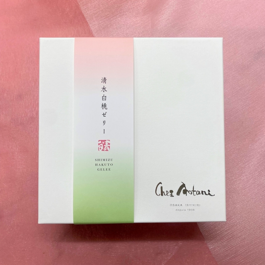 清水白桃ゼリー5個入 シェ・アオタニ