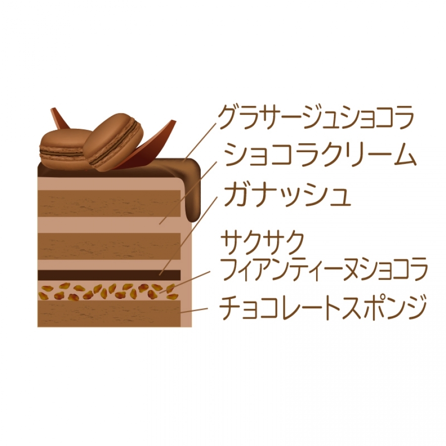 チョコ好きのためのチョコレートケーキ パレット オンラインショップ