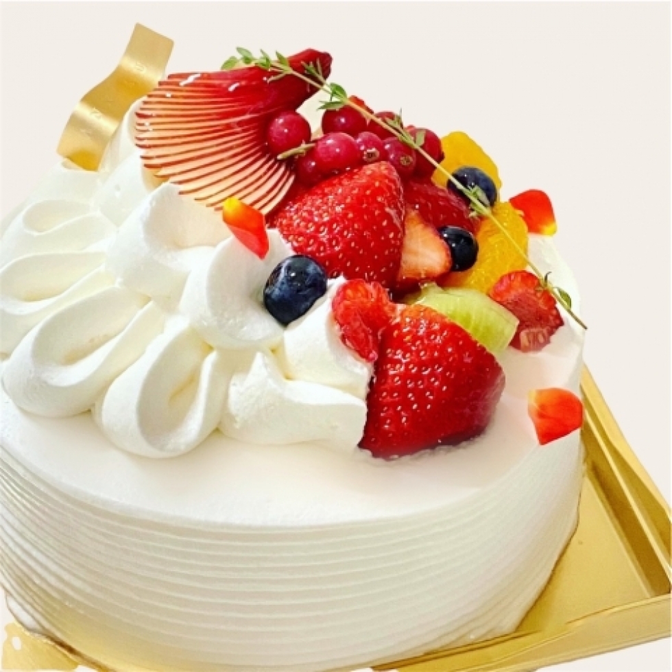 生クリームフルーツ盛り