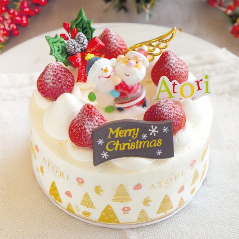 いちごのクリスマスケーキ