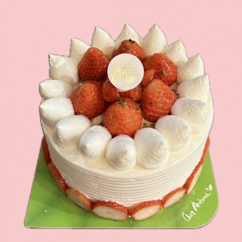 苺のお誕生日ケーキ