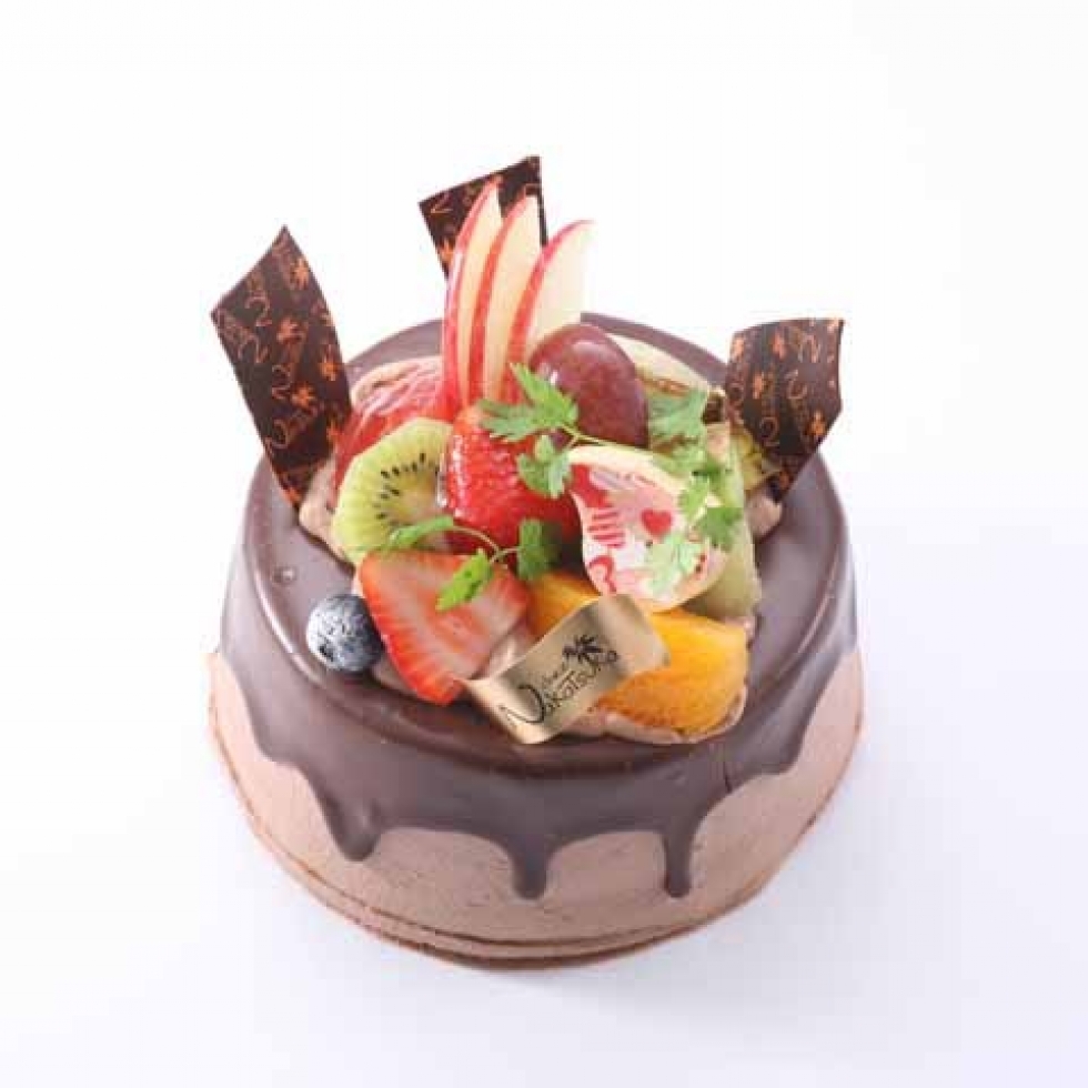 季節のチョコデコガナッシュがけ