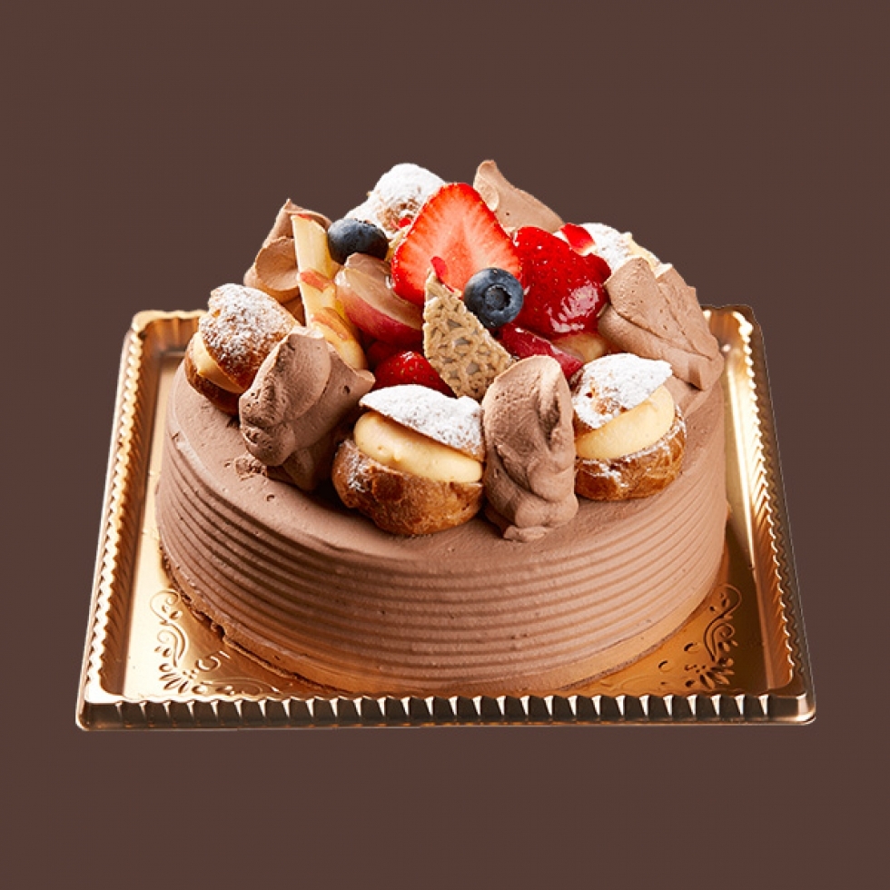 シュー畑（チョコ）