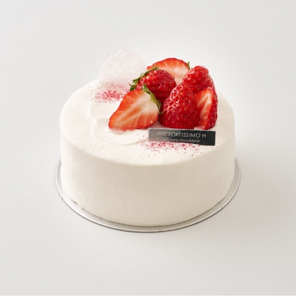 低糖質]ハート形木苺レアチーズケーキ直径17cm - 【低糖質