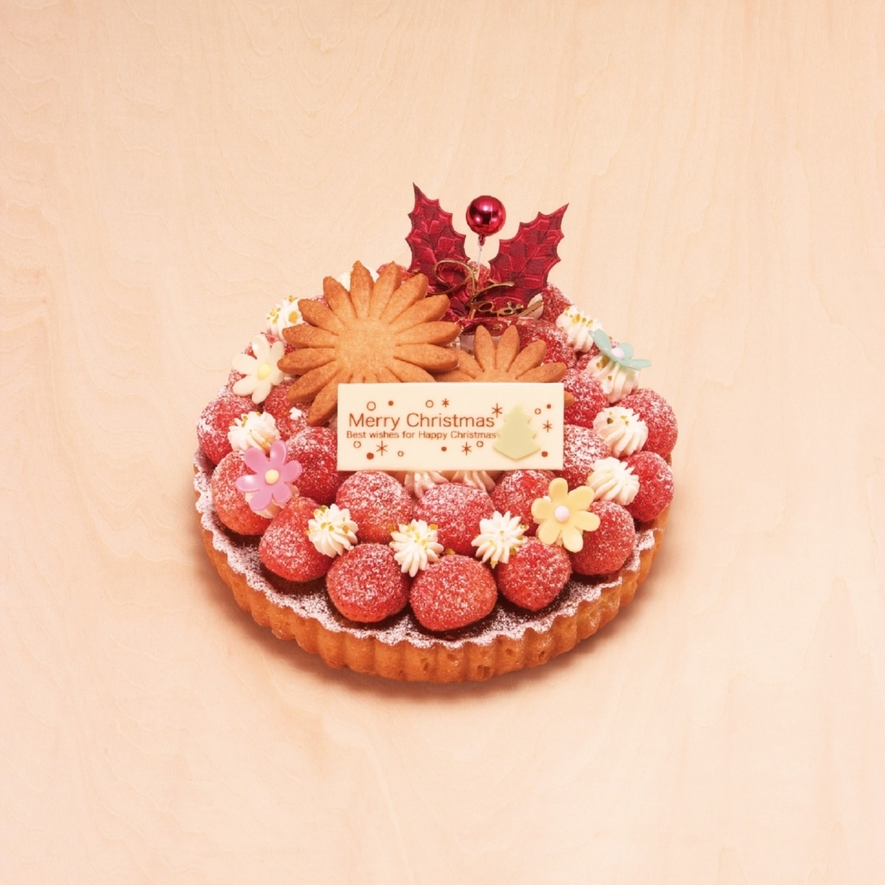 フルタの花咲くXmas苺タルト