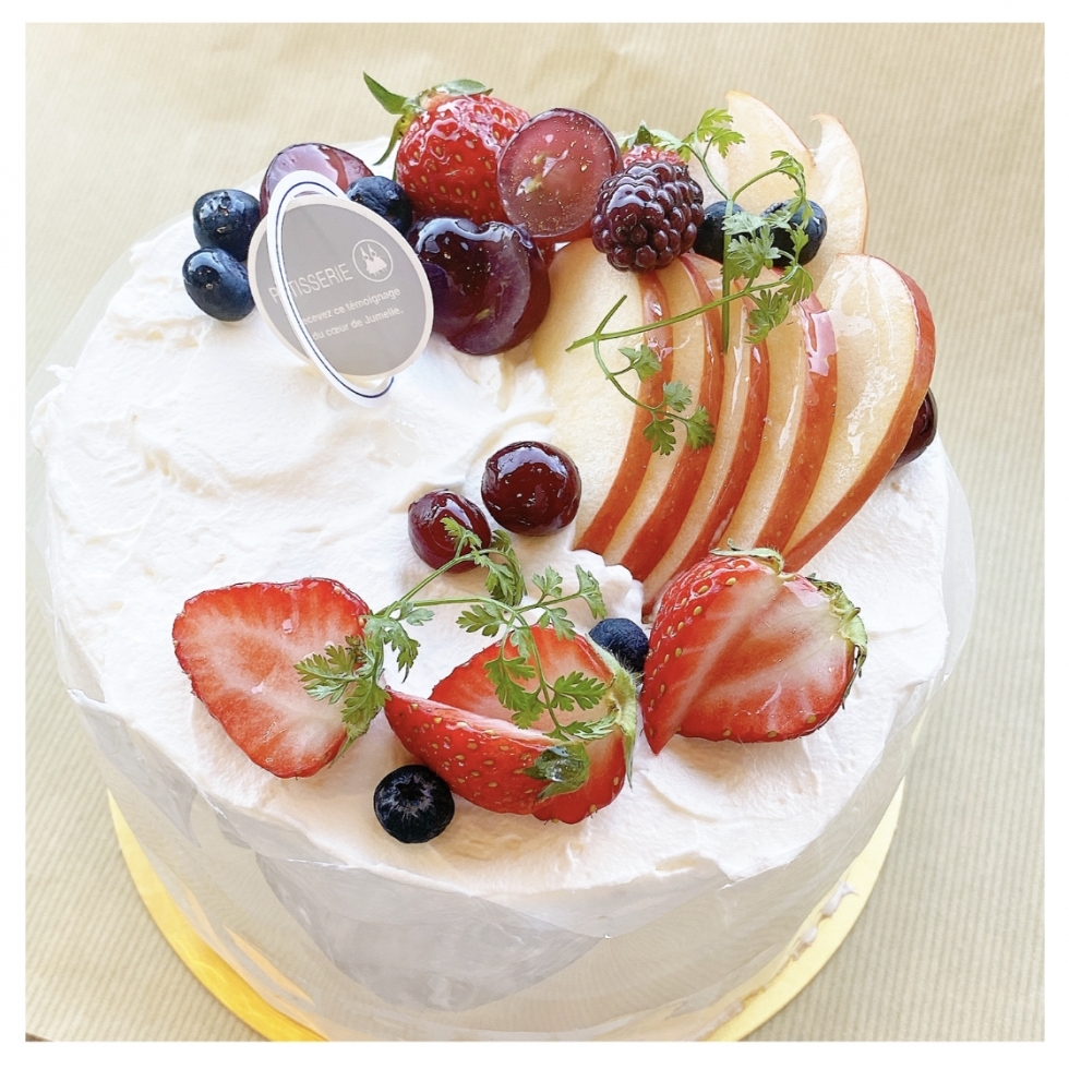 ふゎふわ♪シフォンのデコレーションケーキ