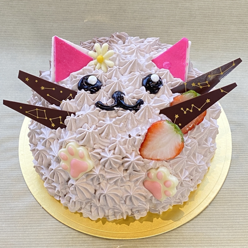 茶ねこ♪デコレーションケーキ