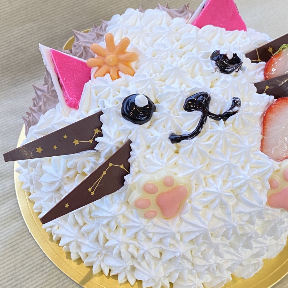 三毛猫風♪デコレーションケーキ