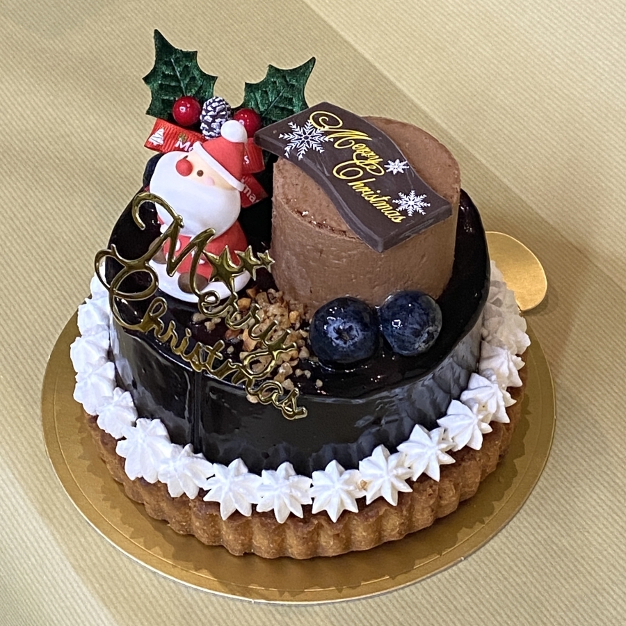 クリスマス☆くまタルト Xmas☆ちょこのタルト パティスリージュメル