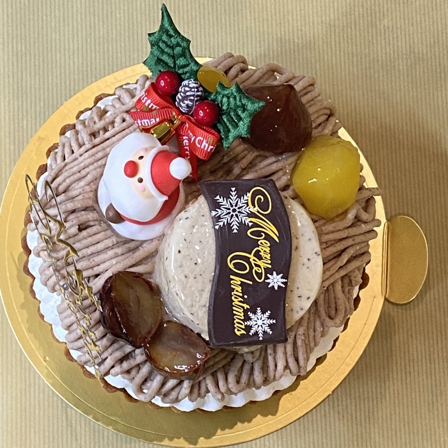 Xmas☆栗のタルト パティスリージュメル