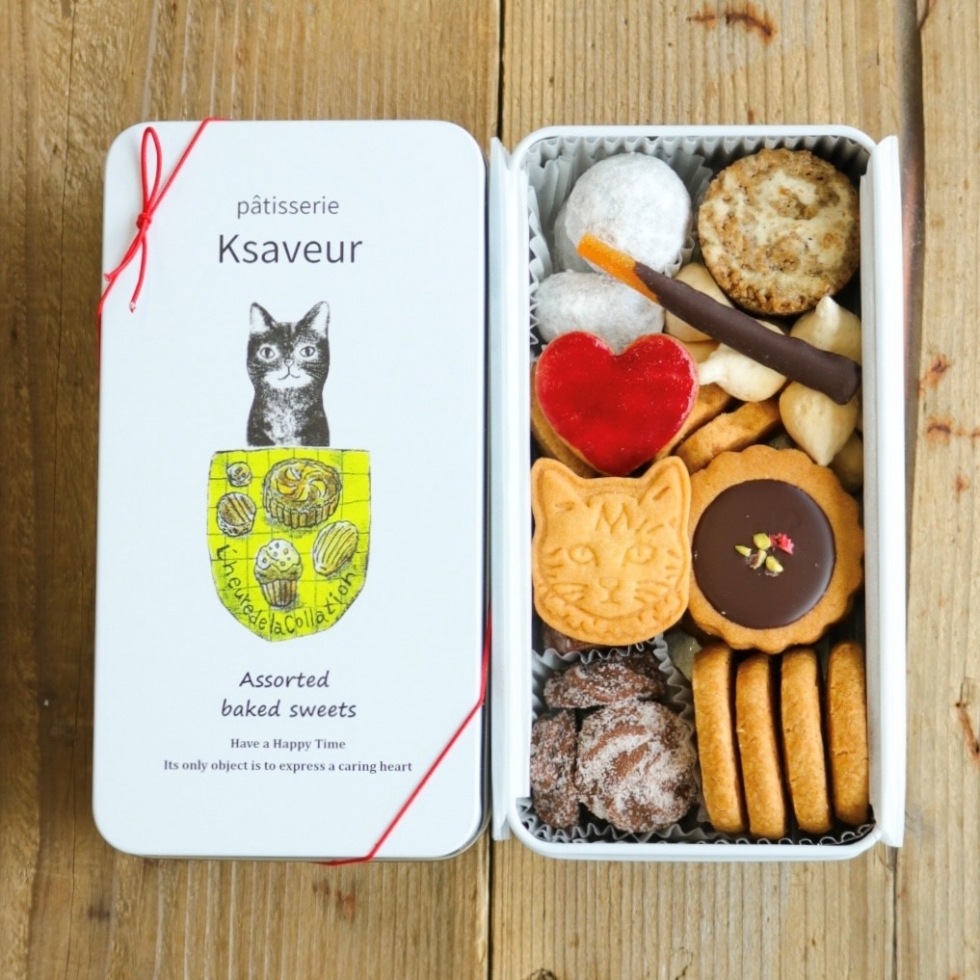 猫のクッキー缶 ケー・サヴール