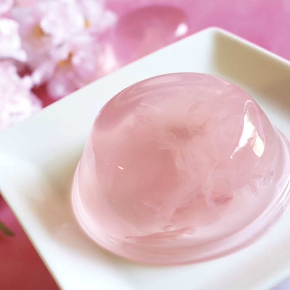桜咲く丘(桜ゼリー)