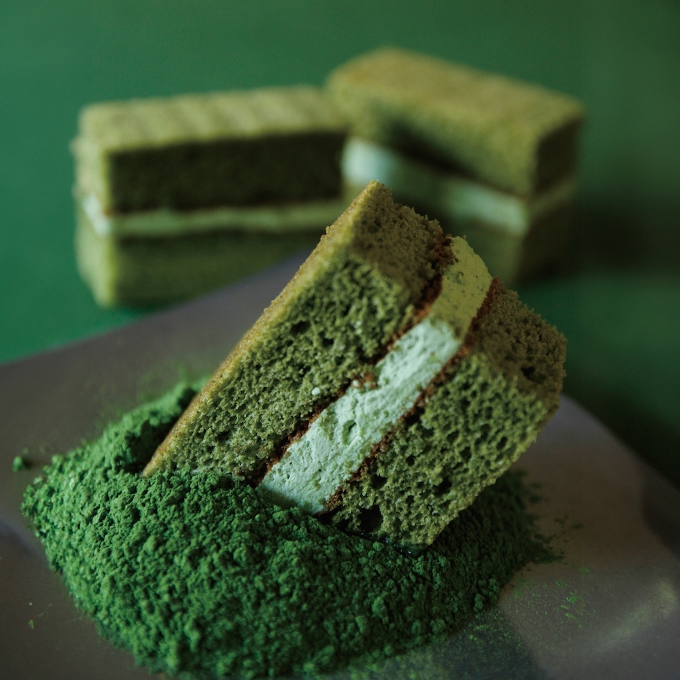 玉露抹茶のチョコサンド