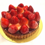 いちごたると 苺屋 誕生日ケ－キ 苺のタルト 6号 メッセージ付き - 送料無料