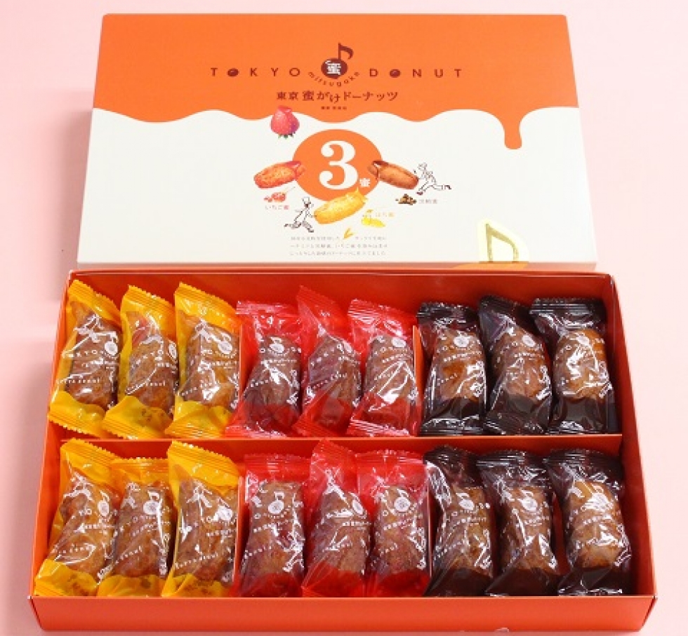 東京蜜がけドーナッツ(3種のミックス18個入)