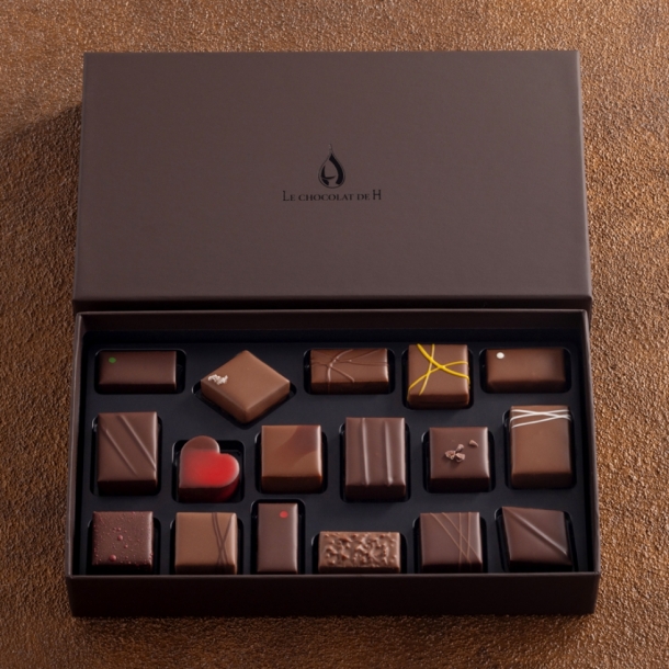 アッシュセレクション17粒入 LE CHOCOLAT DE H