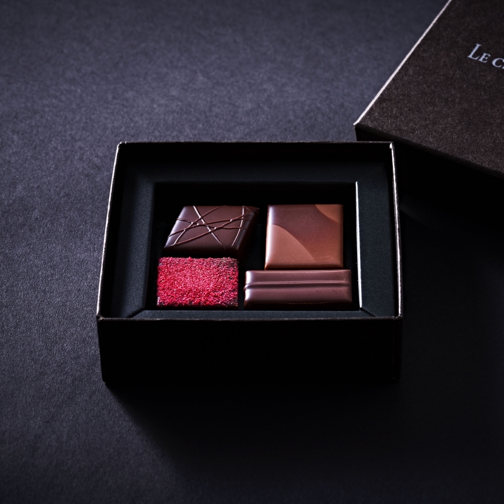 コフレ ドゥ ショコラ4粒入り<br>Coffret de chocolat 4 pieces