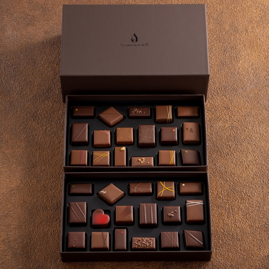 アッシュセレクション34粒 LE CHOCOLAT DE H