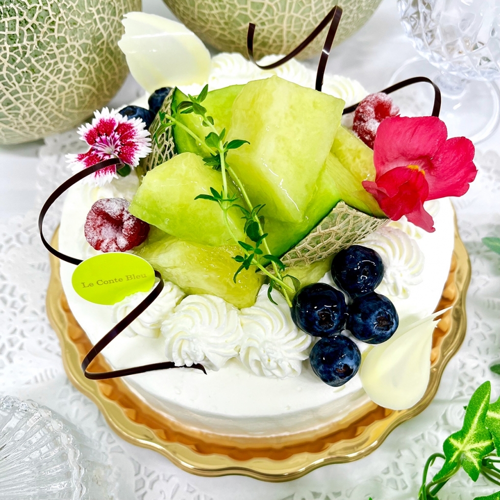 生クリームデコレーション(メロン)