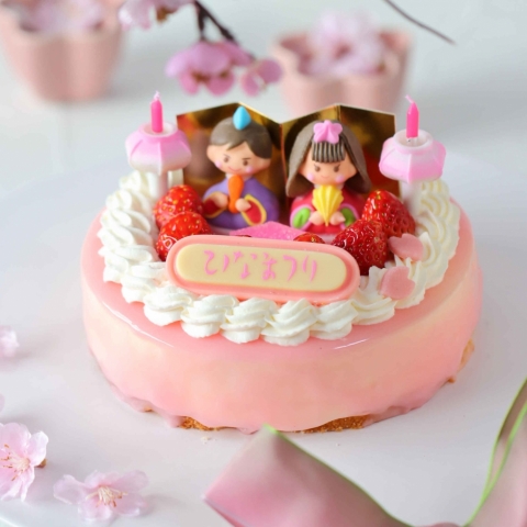 【ひな祭り】苺のレアチーズケーキ