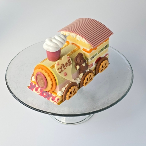 �@�֎Ԃ̃P�[�L(�X���󂯎��)