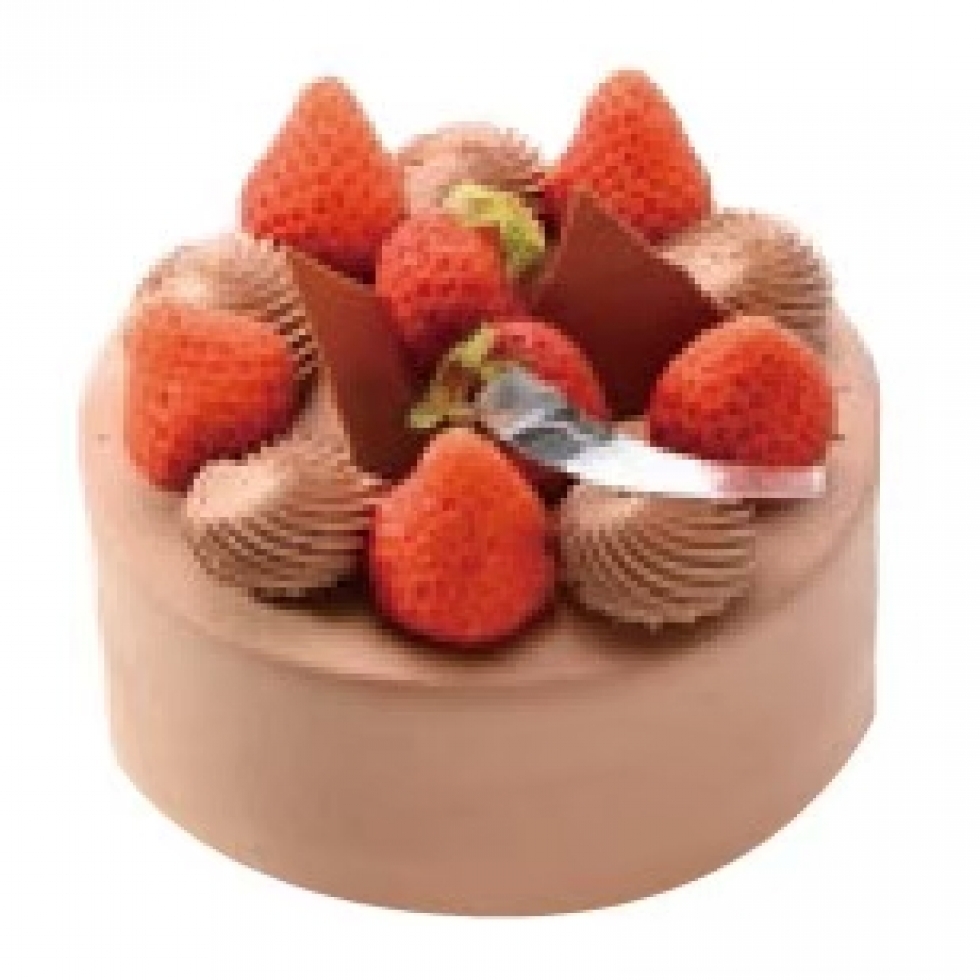 いちごの生チョコデコレーションケーキ