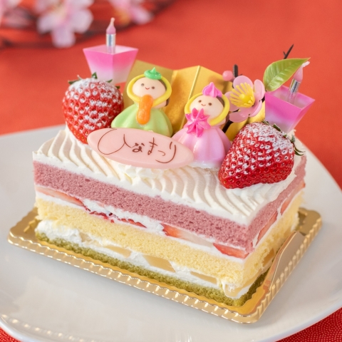 �ЂȃP�[�L�i8�p�~12�p�j