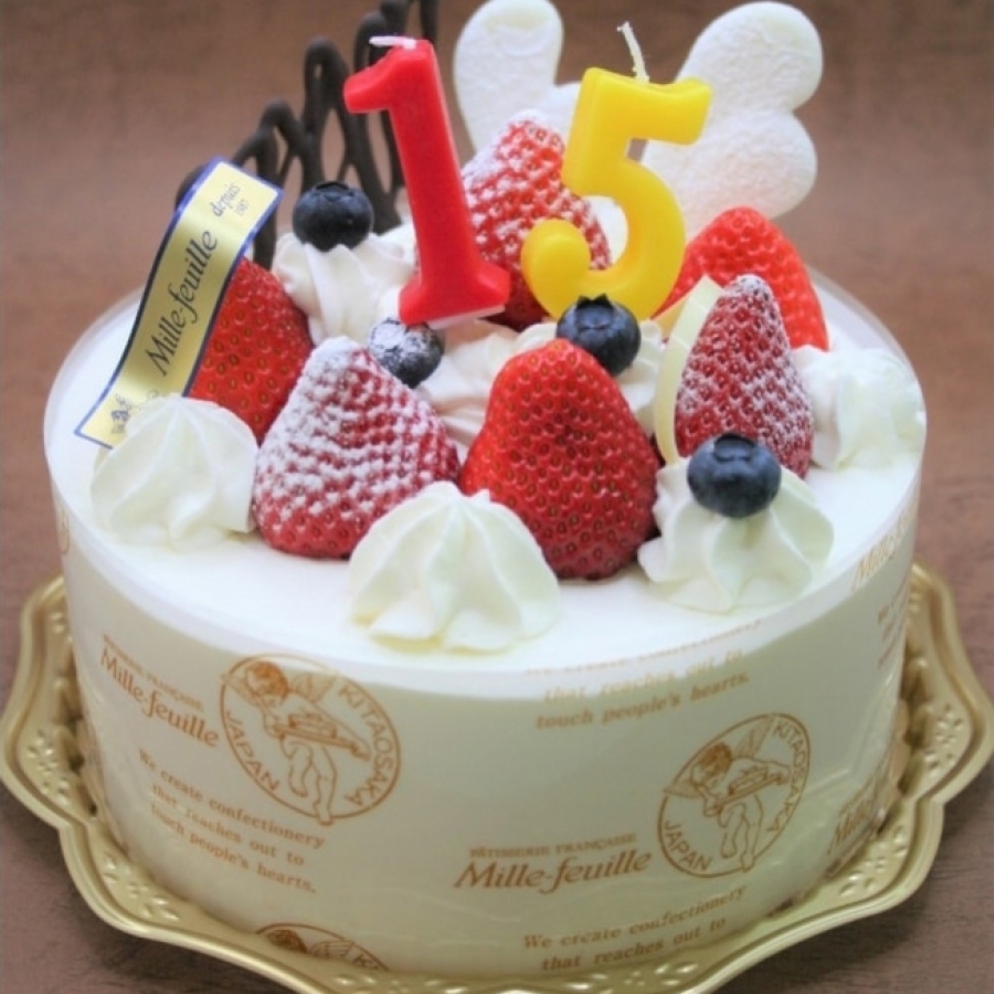 数字ローソク ミルフィーユ