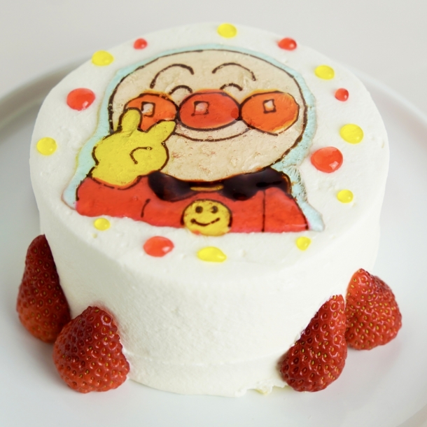 ホリデーケーキ 絵画 木星人の絵たち お絵描きホールケーキ 森八大名閣