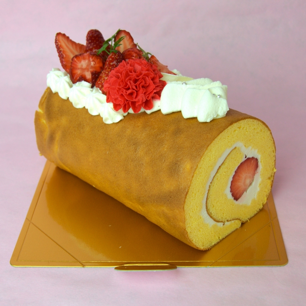 母の日ロールケーキ