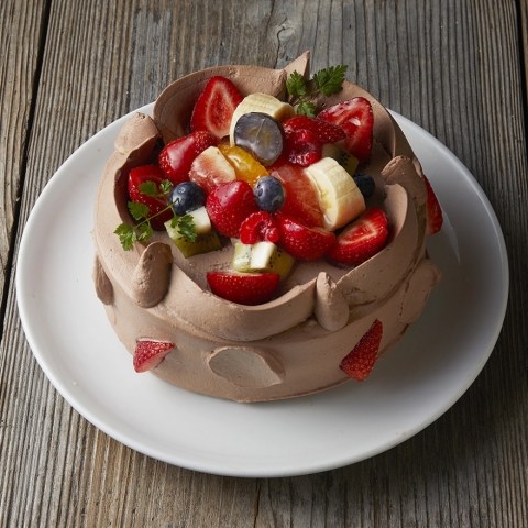 NS �G�߂̃t���[�c�i�`���R�j�f�R���[�V�����P�[�L