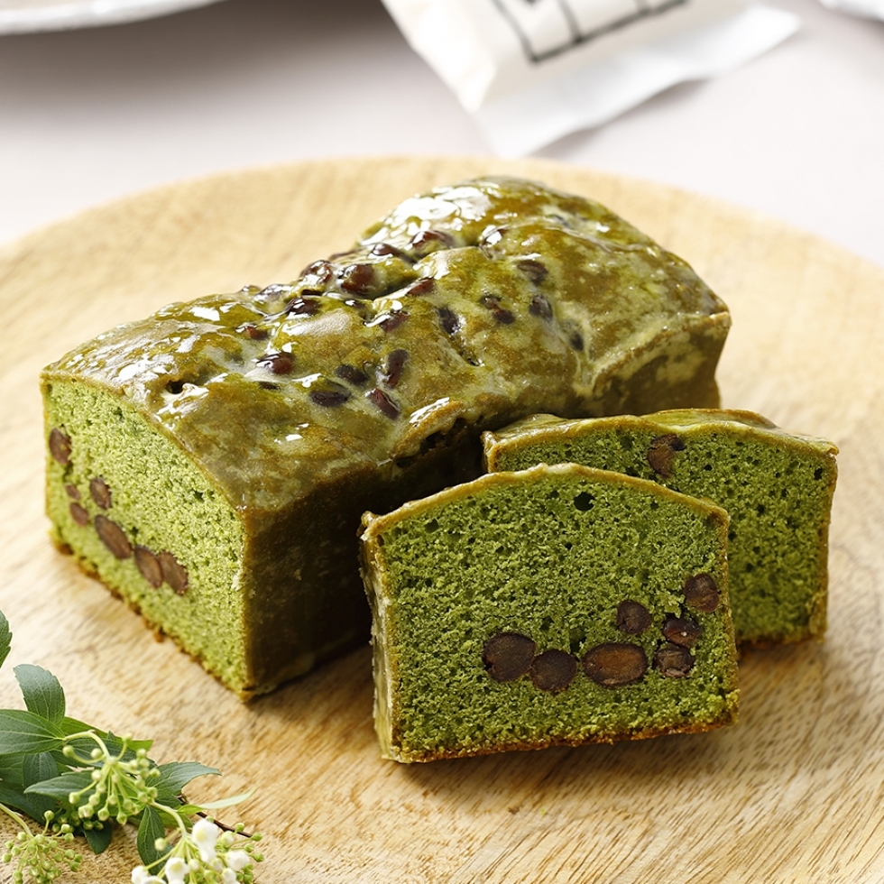 阿波和三盆糖と抹茶のパウンドケーキ
