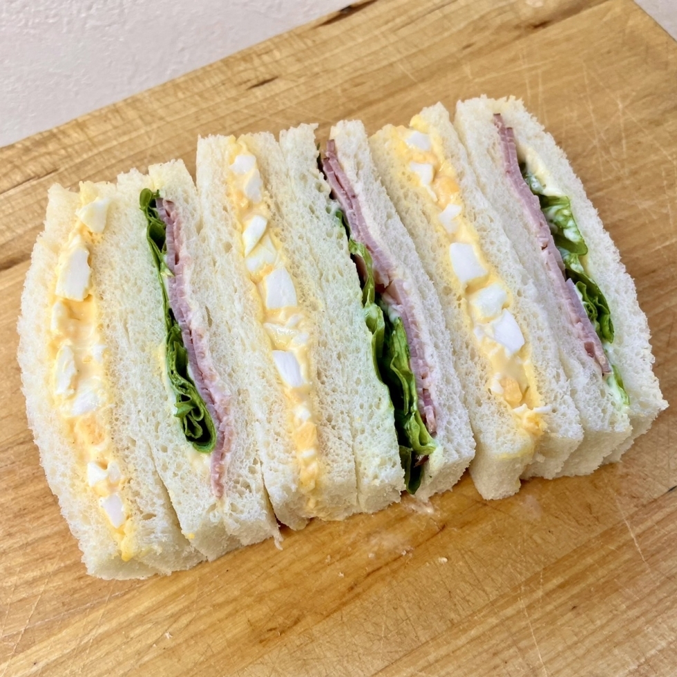 サンドイッチ(ハムレタス・卵)