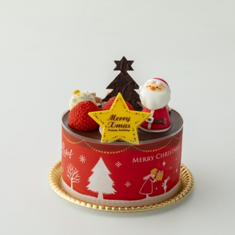 クリスマスケーキ生チョコクリーム４号