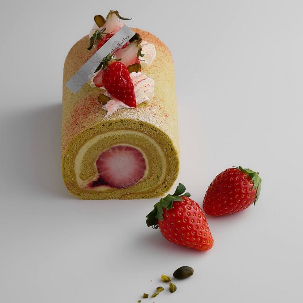 いちごとピスタチオのロール <季節限定>