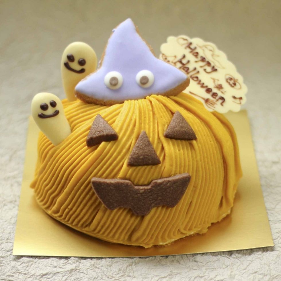 かぼちゃのモンブランデコレーション