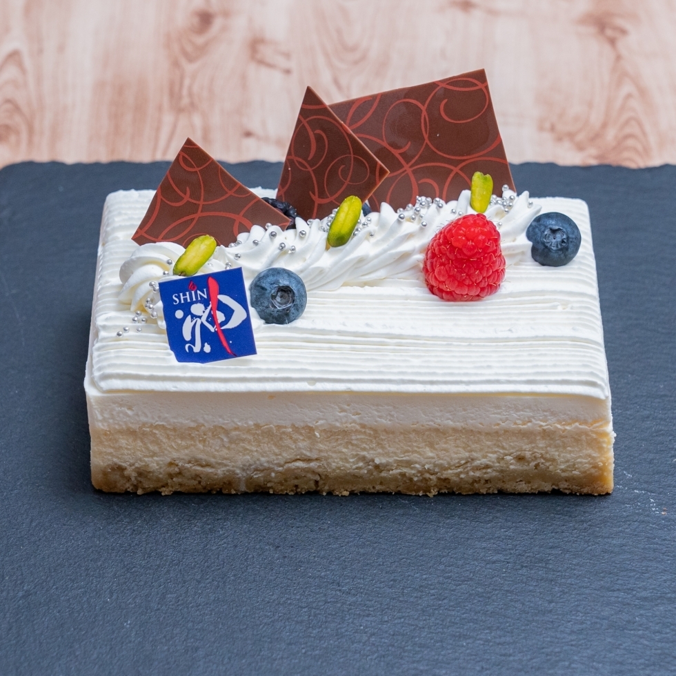 ダブルチーズケーキ中