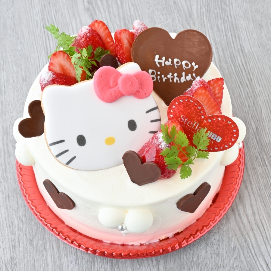 激レア☆ハローキティのバースデーケーキ☆1996 ▹▸ キティちゃんケーキ(4号) >> 790 －－－－－－ オーダー