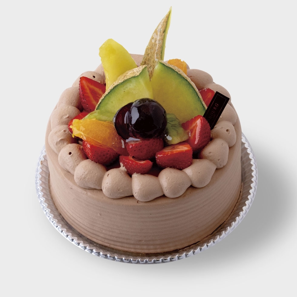 生チョコデコレーションフルーツ飾り