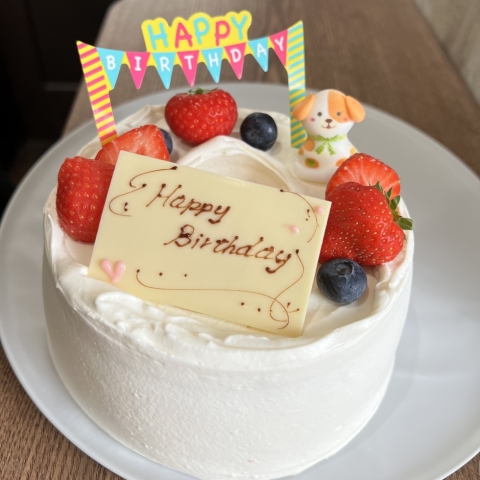 はじめてのお誕生日ケーキ／きび砂糖味