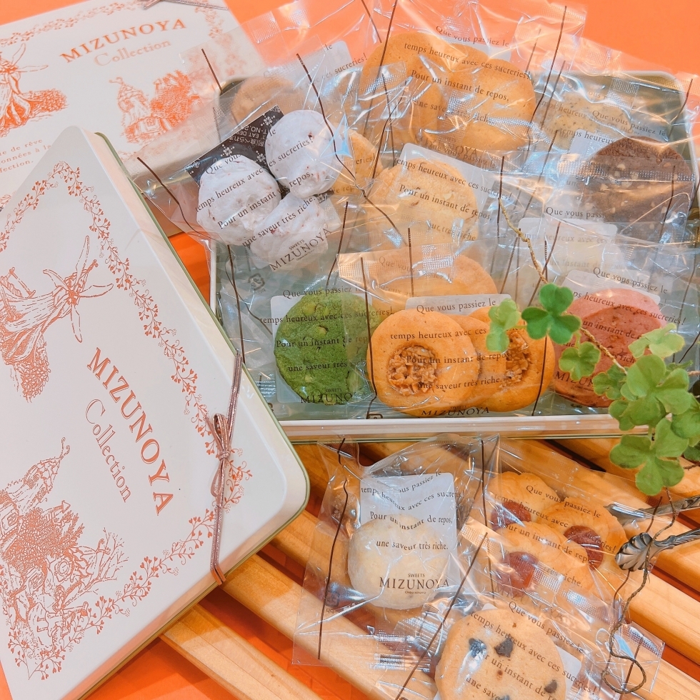 MIZUNOYAクッキー缶