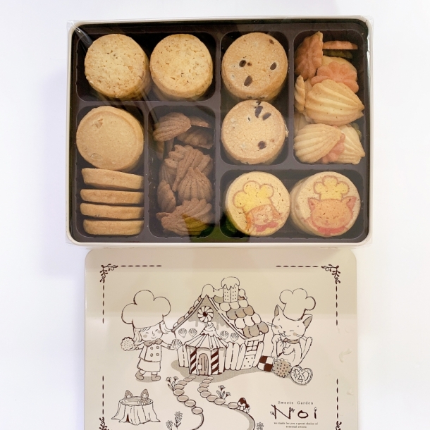オリジナルクッキー缶 詰め合わせ スイーツガーデン ノイ