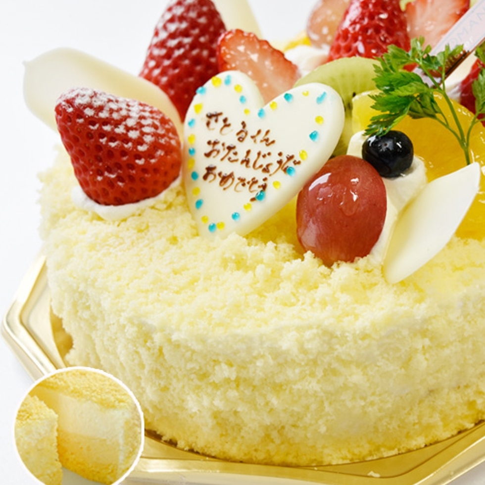 2層のフロマージュデコレーションケーキ たこまん 2層のフロマージュデコレーションケーキ たこまん