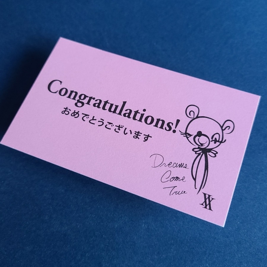 メッセージカード SWEETS garden YUJI AJIKI