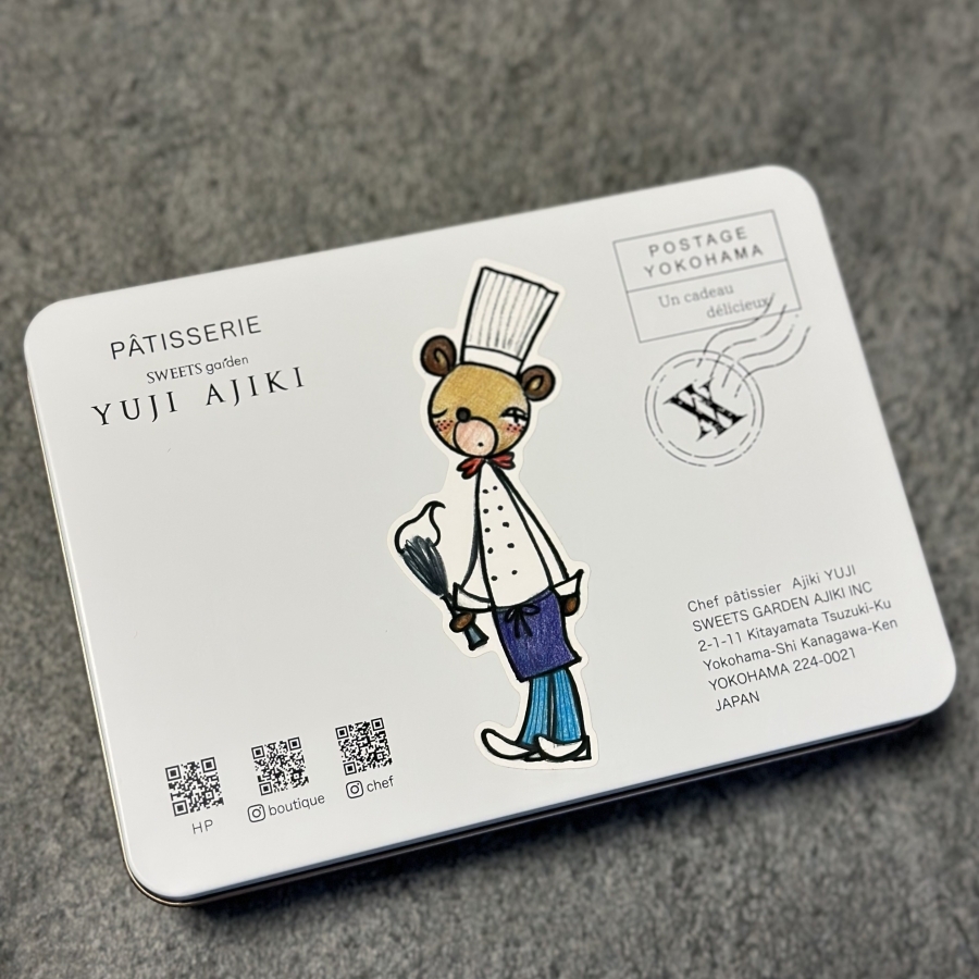 YUJI AJIKIのクッキー缶（12枚入り） SWEETS garden YUJI AJIKI